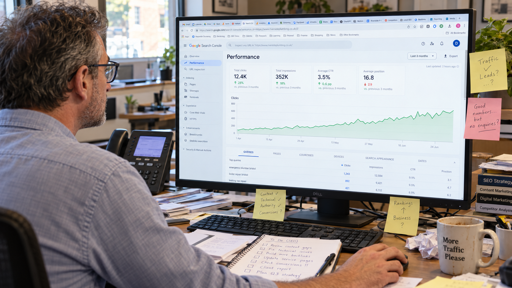 Our SEO Reports Look Good. Why Aren’t We Getting Leads?
